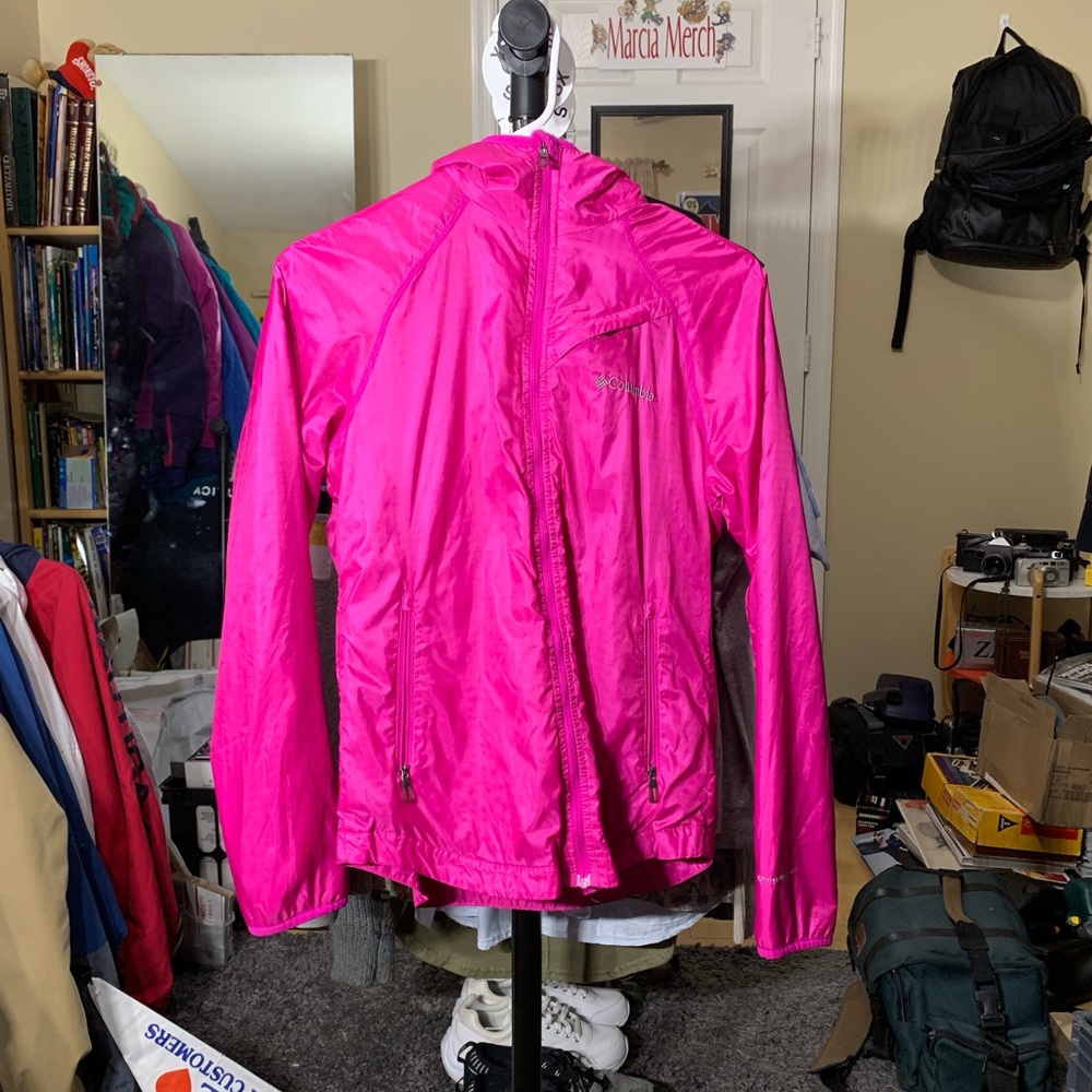 PinkColumbia Windbreaker with fuzzy inside